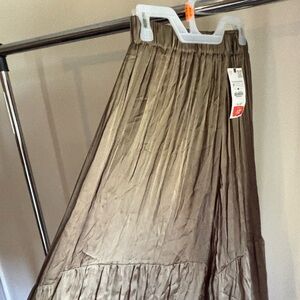 Zara Women's Green A-Line Skirt
